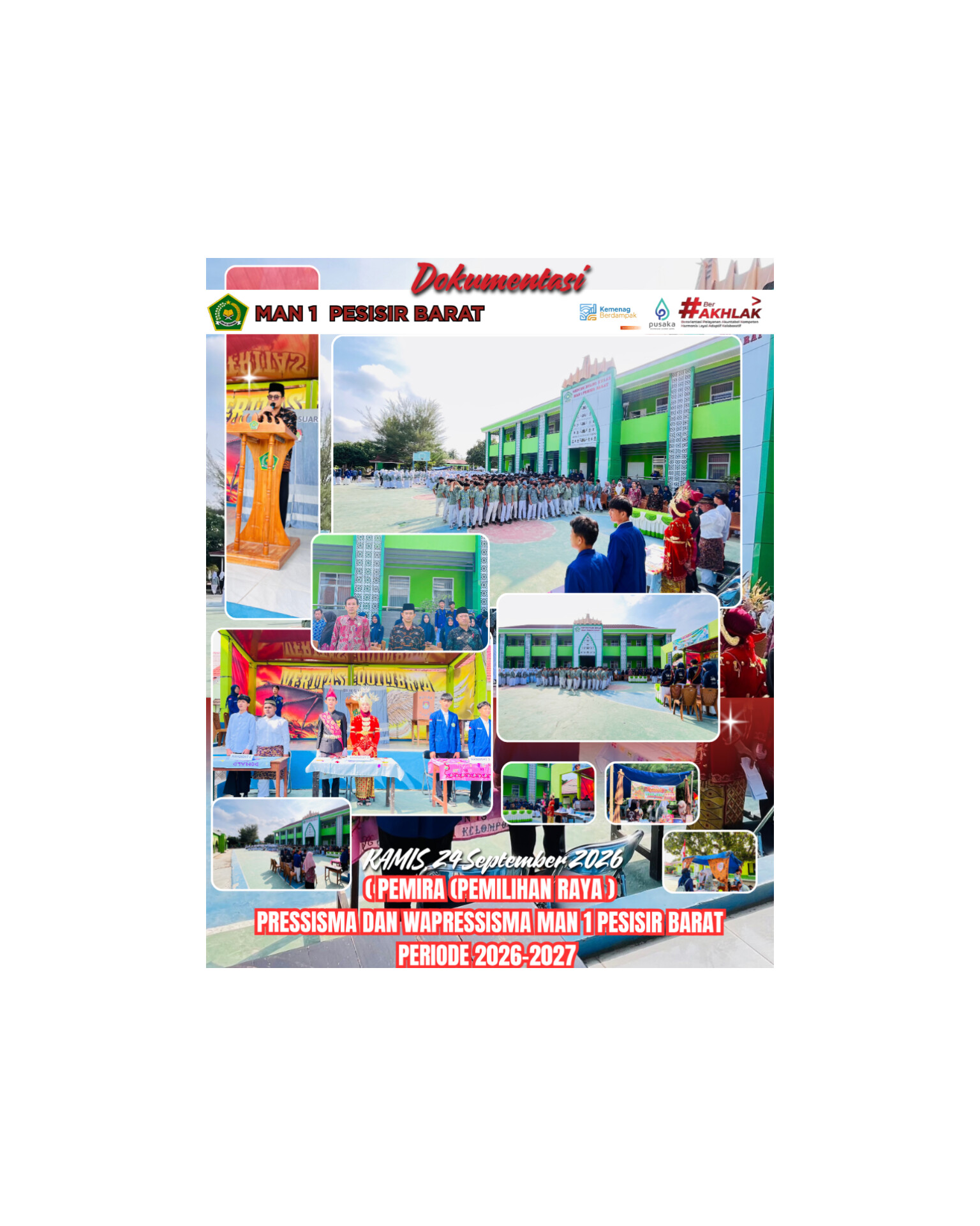 PEMIRA (PEMILIHAN RAYA) MAN 1 PESISIR BARAT 